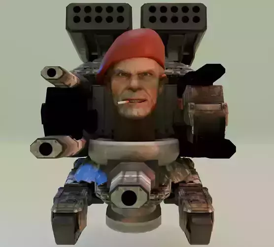  bill tank skibidi toilet 3D model