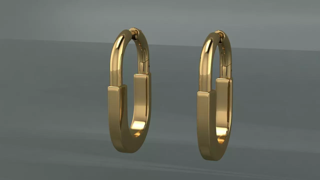 Earrings Tiffany 3D print model_0