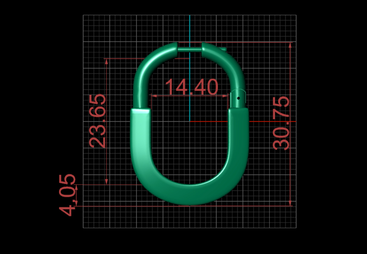 Earrings Tiffany 3D print model_9