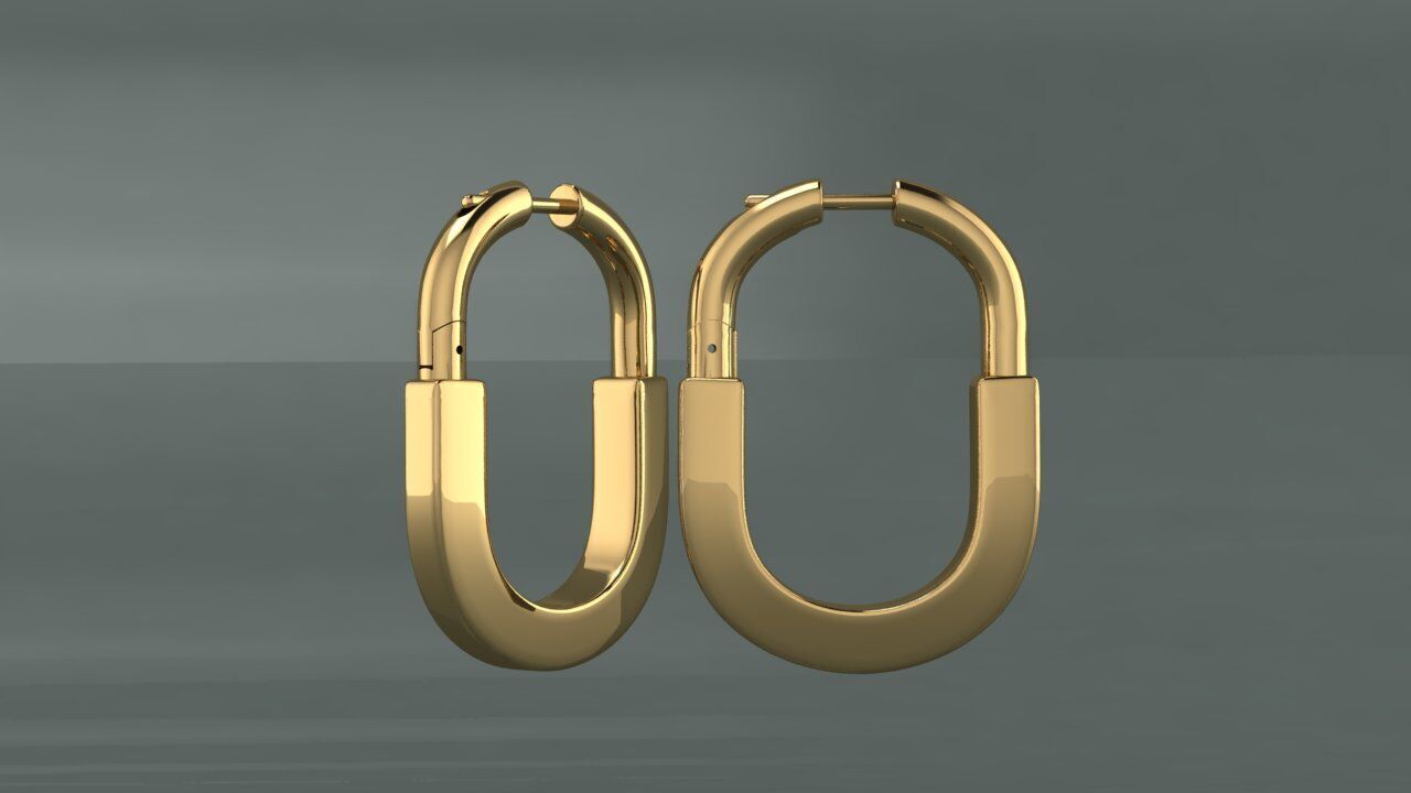 Earrings Tiffany 3D print model_4