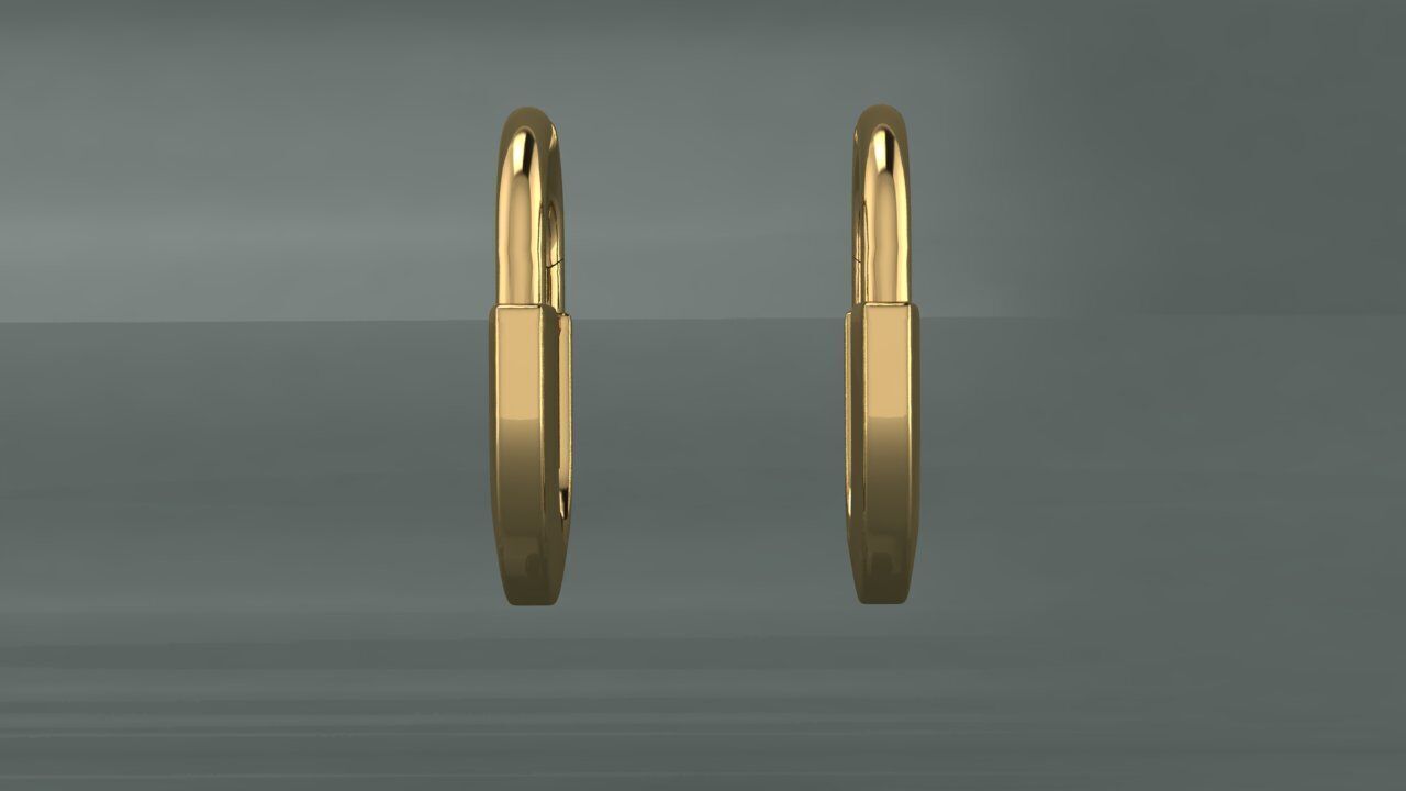 Earrings Tiffany 3D print model_1