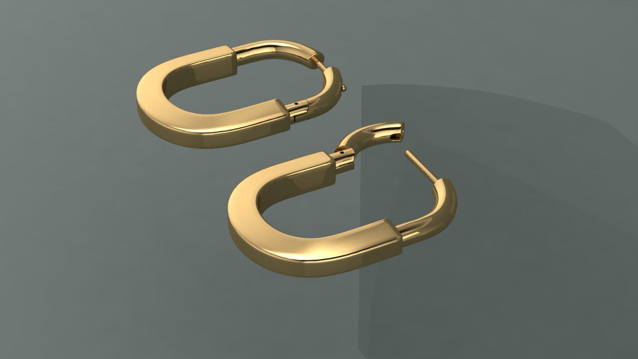 Earrings Tiffany 3D print model_6