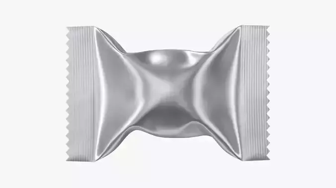 Food Packaging Candy Wrapper 12v 3D model