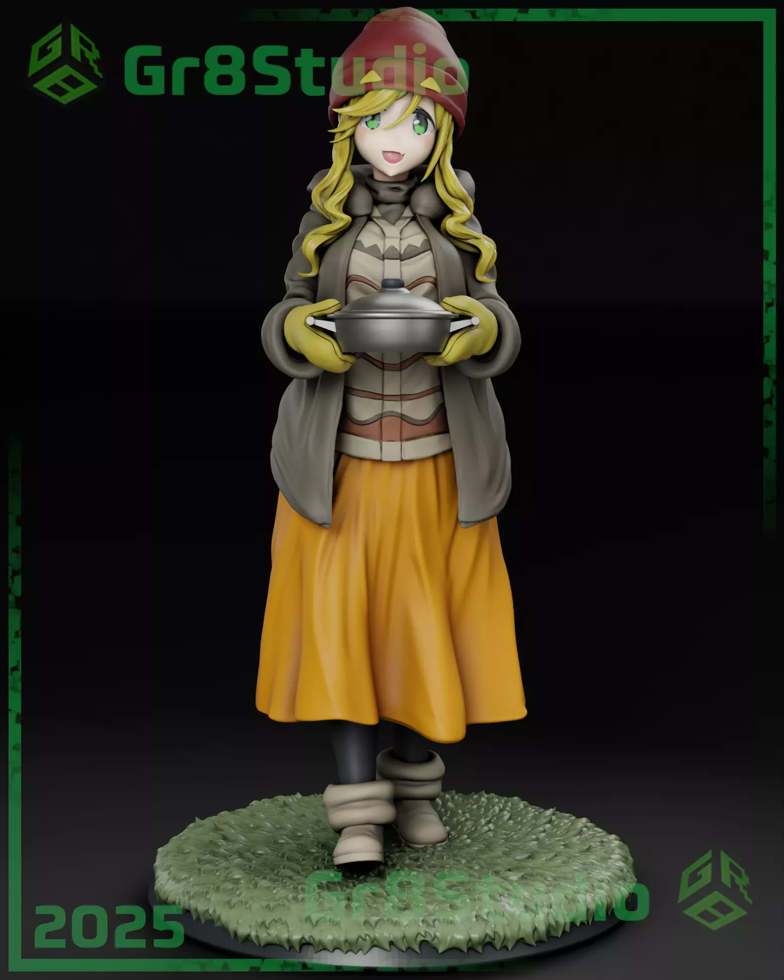 Aoi Inuyama Yuru Camp 3D print model_0