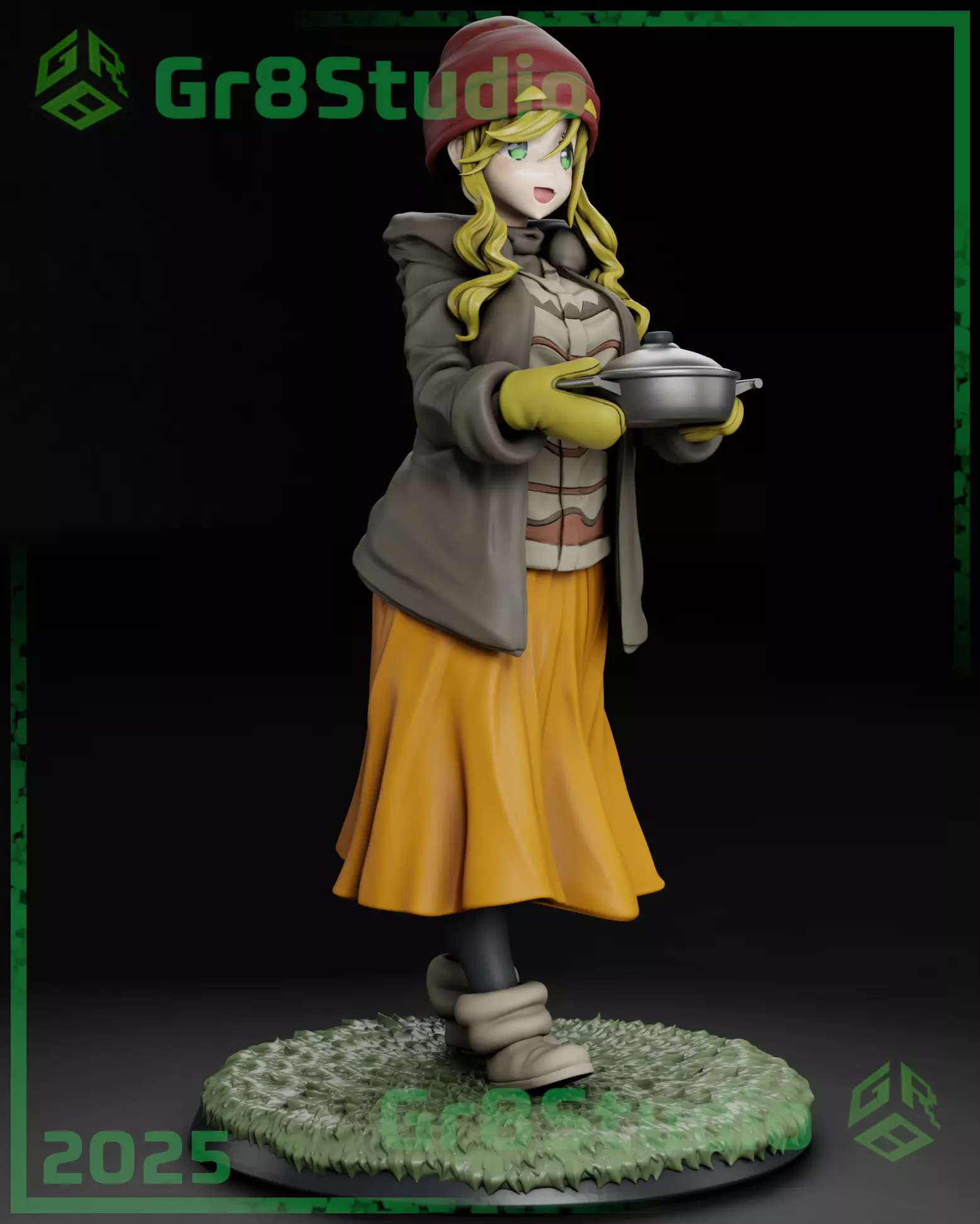 Aoi Inuyama Yuru Camp 3D print model_5