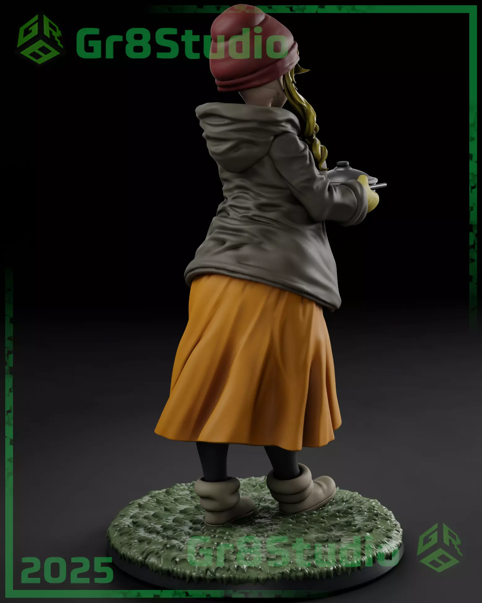 Aoi Inuyama Yuru Camp 3D print model_4