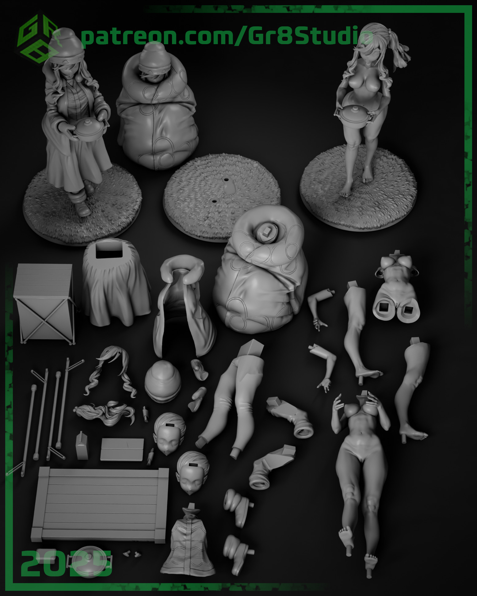 Aoi Inuyama Yuru Camp 3D print model_12