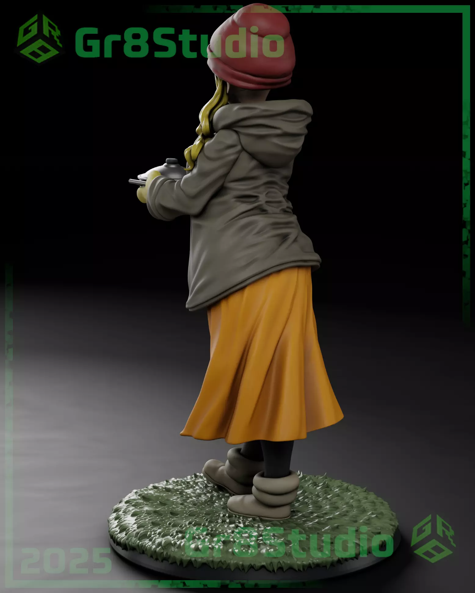 Aoi Inuyama Yuru Camp 3D print model_3