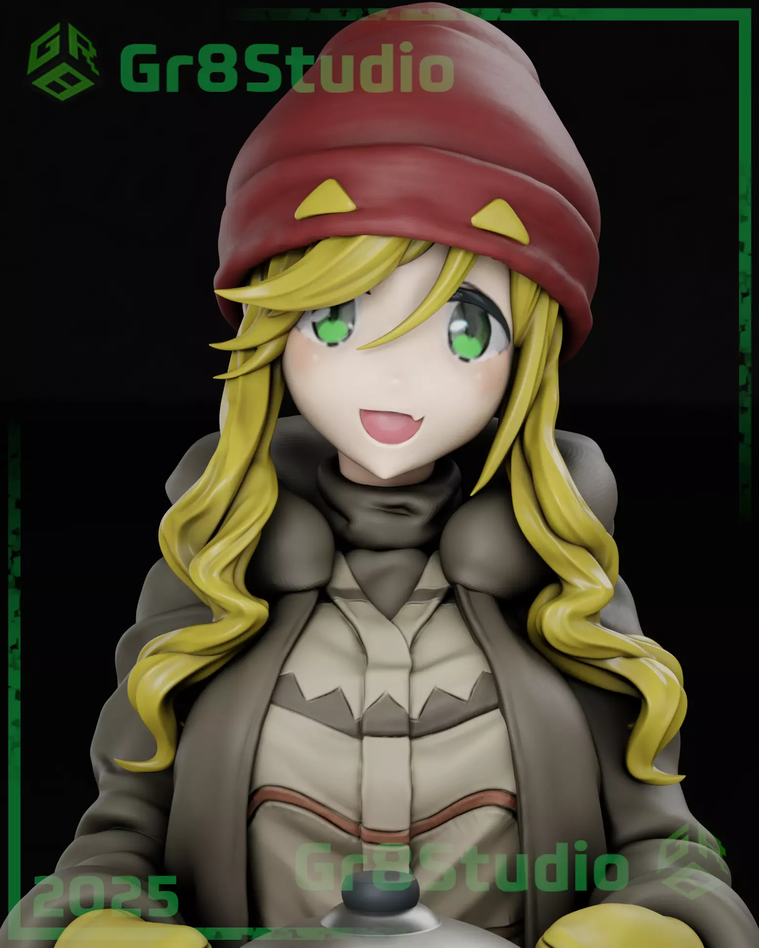 Aoi Inuyama Yuru Camp 3D print model_1