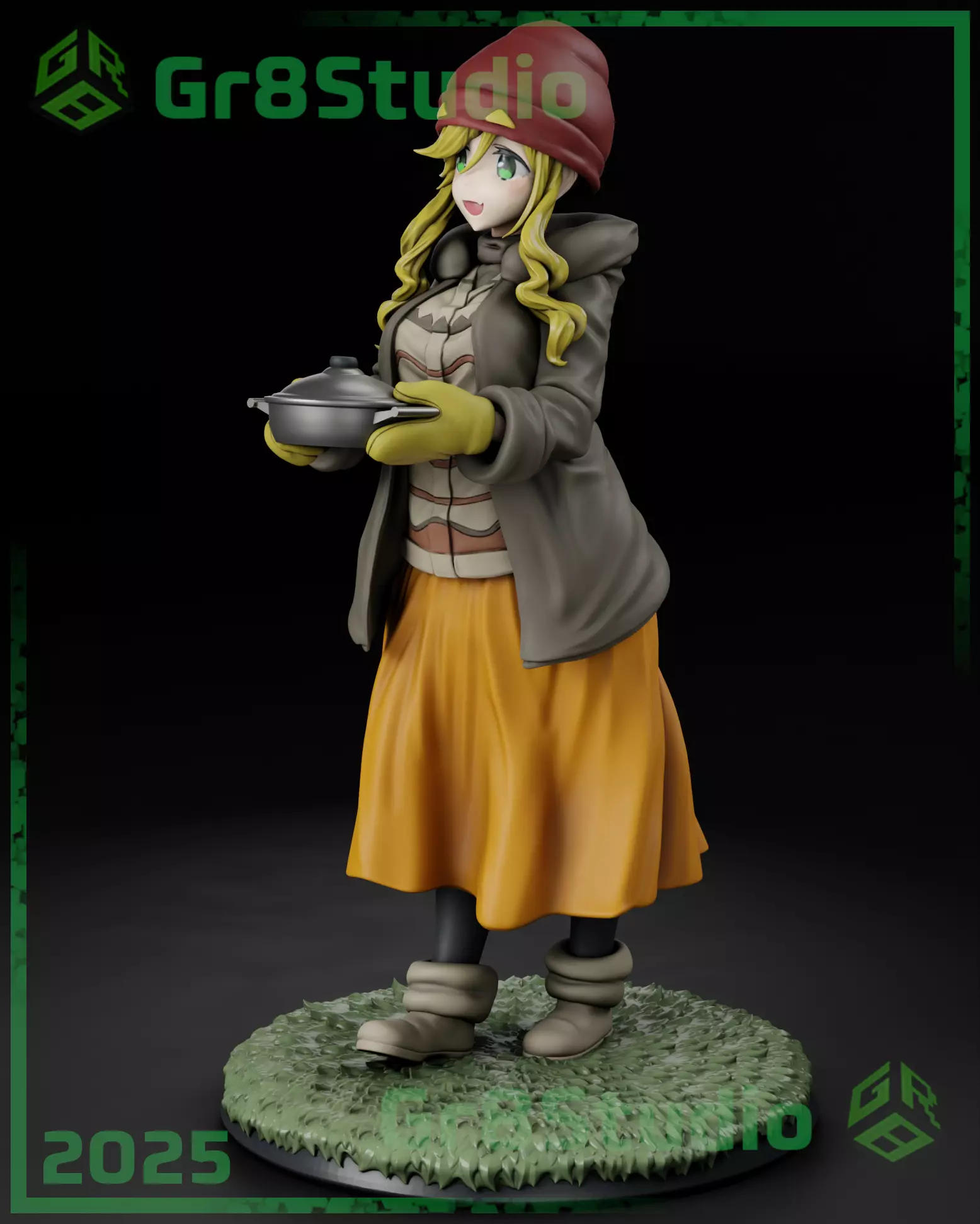 Aoi Inuyama Yuru Camp 3D print model_2