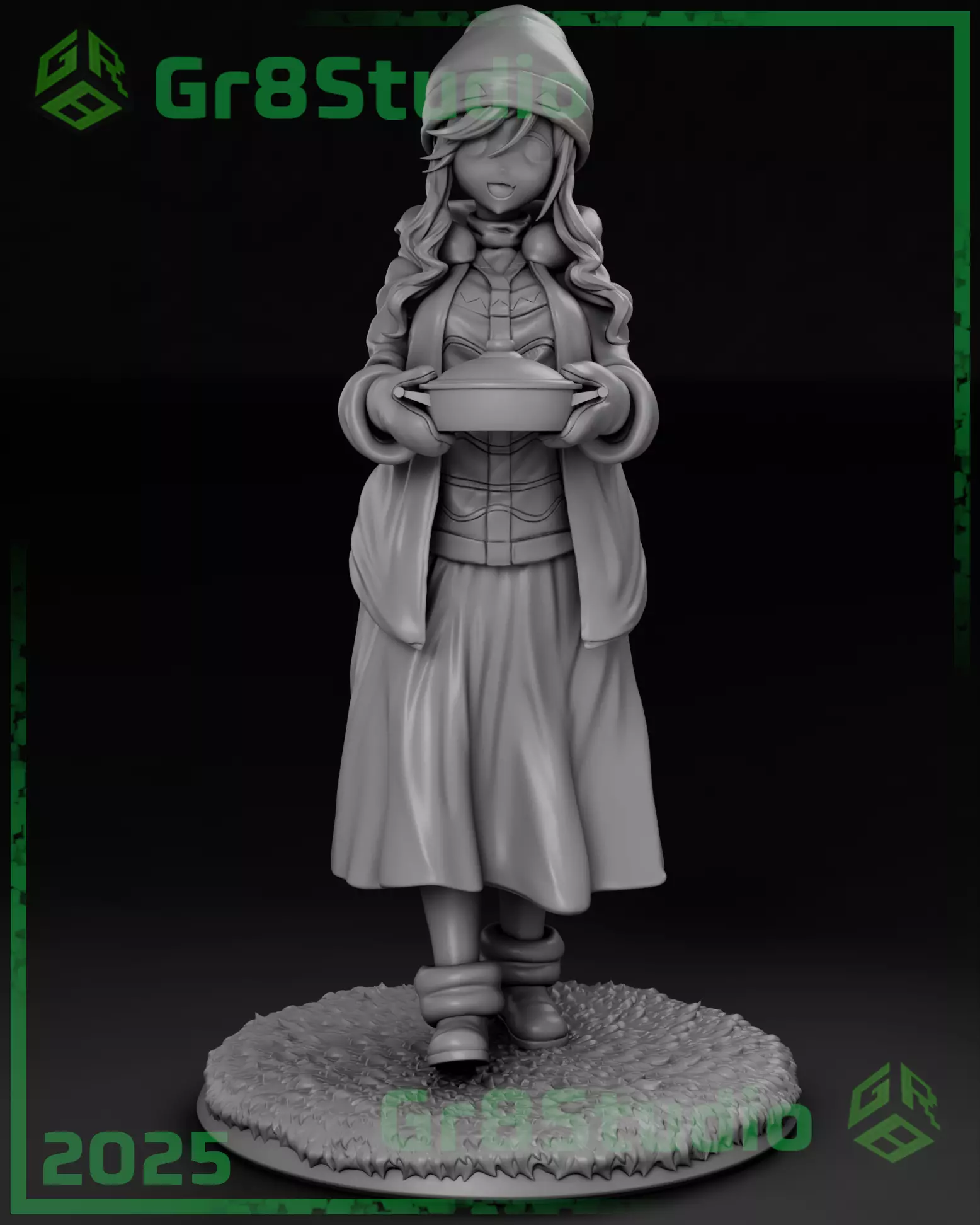 Aoi Inuyama Yuru Camp 3D print model_6