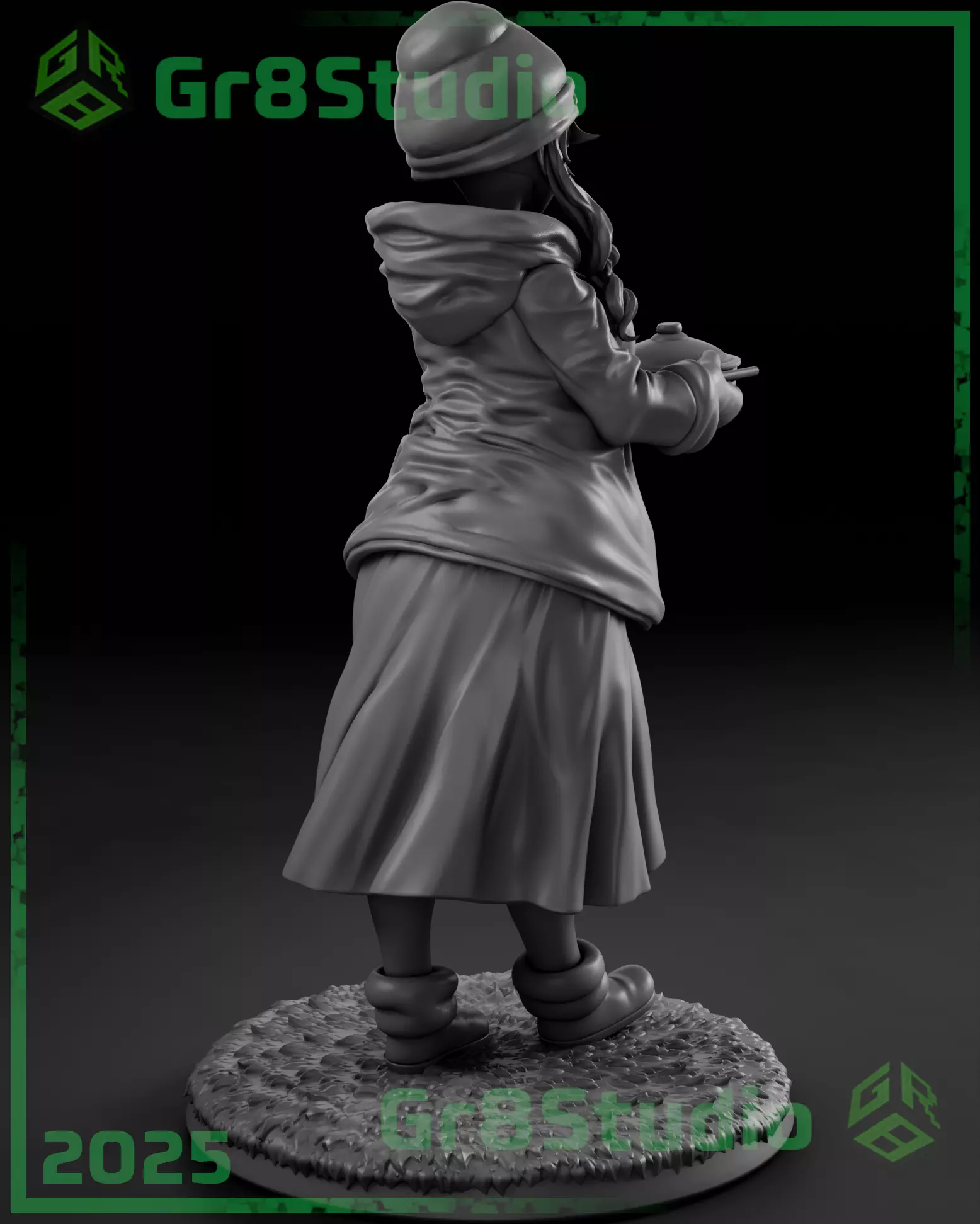 Aoi Inuyama Yuru Camp 3D print model_9