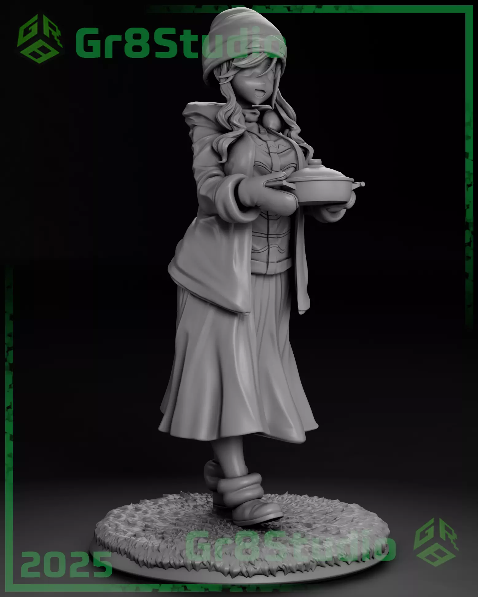 Aoi Inuyama Yuru Camp 3D print model_10