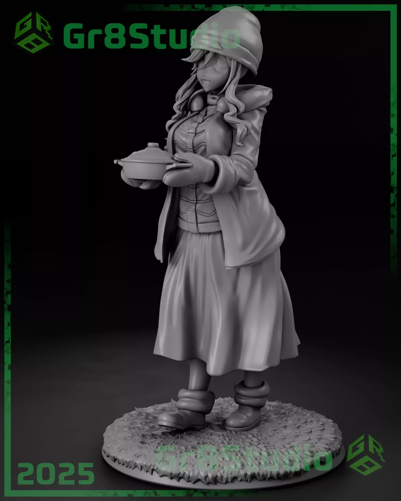 Aoi Inuyama Yuru Camp 3D print model_7