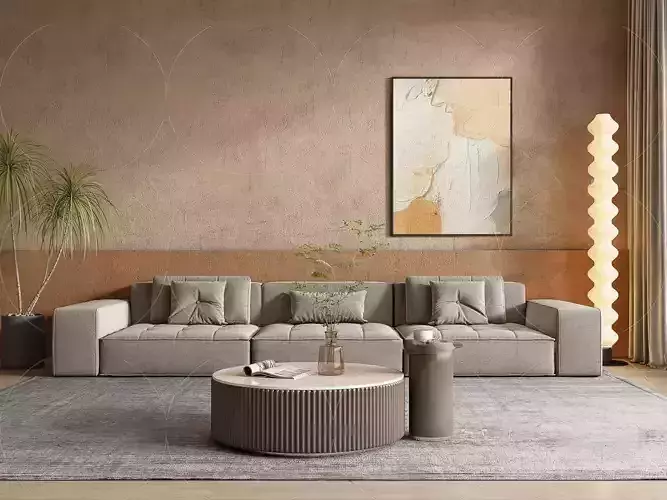 3DS MAX WABI SABI STYLE 3D BEDROOM 0032