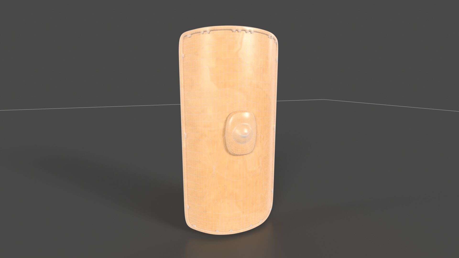 Game-Ready Medieval Shield 3D model_9