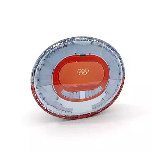 Olympic Stadium D model pack Low-poly 3D model
