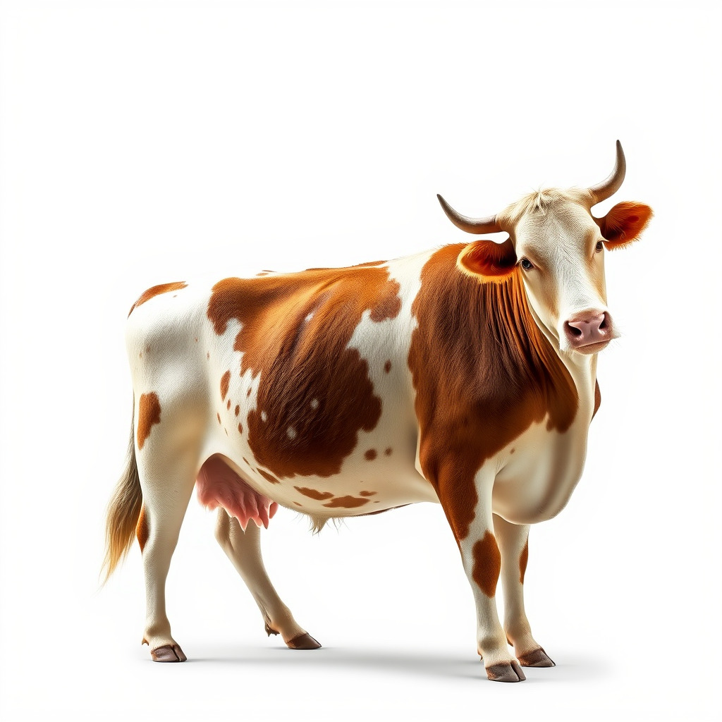 Realistic Farm Cow D Model Pack Low-poly 3D model_3