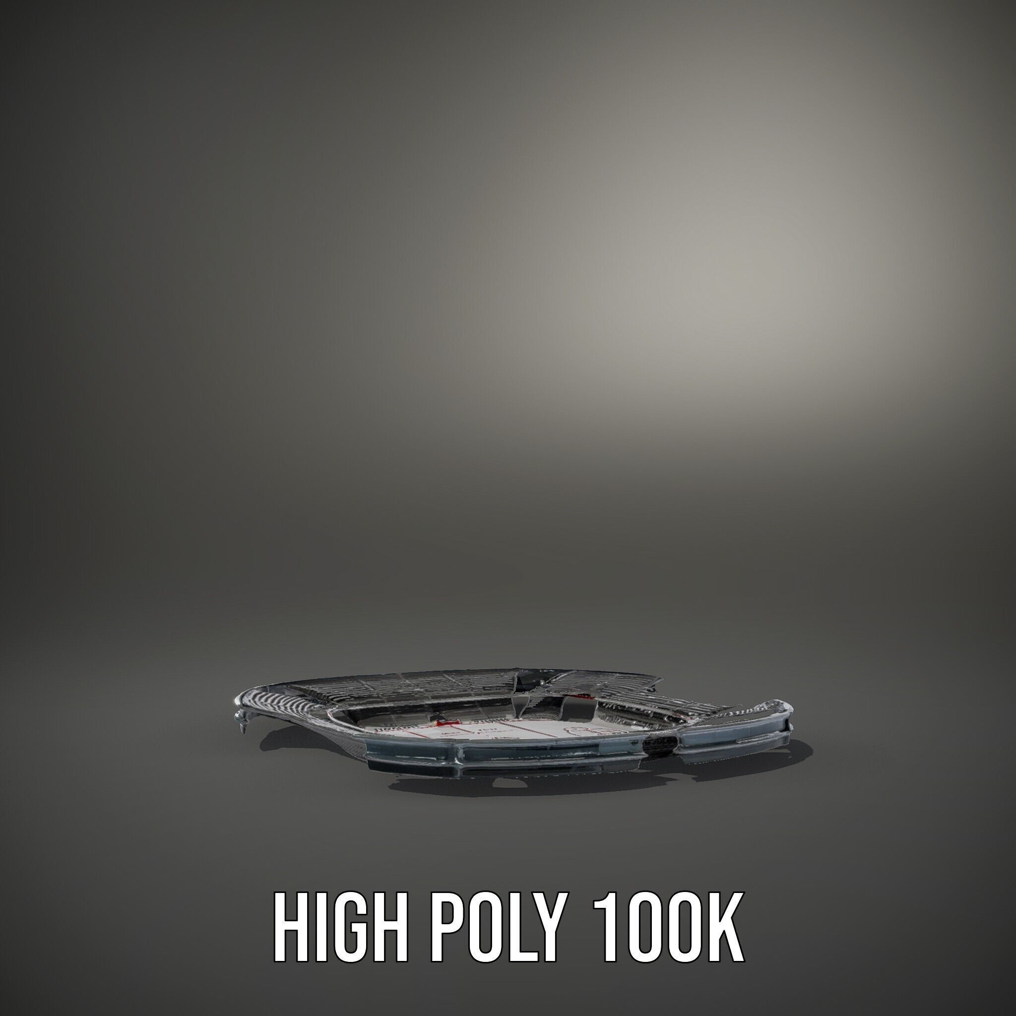 Hockey Stadium Arena Model Pack Low-poly 3D model_15