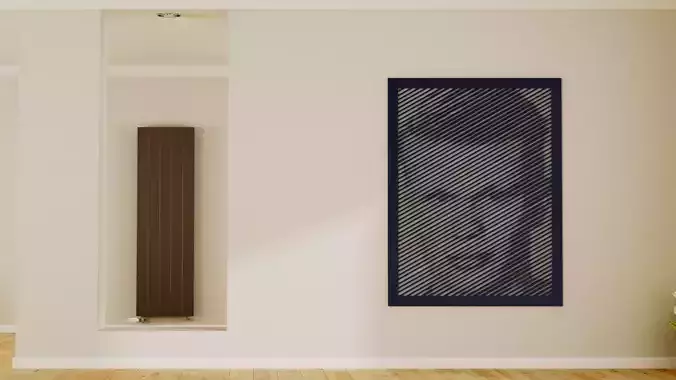 Halftone wall sticker Erling Braut Haland 3D print model