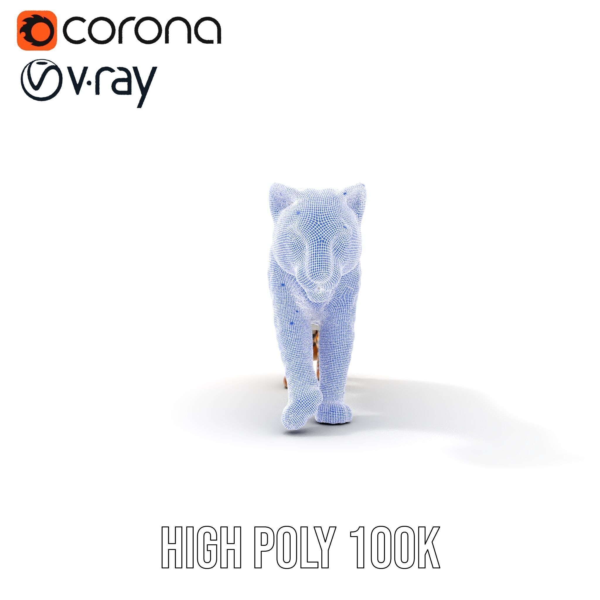 Elegant Jaguar Model Pack for Realistic D Rendering Low-poly 3D model_38