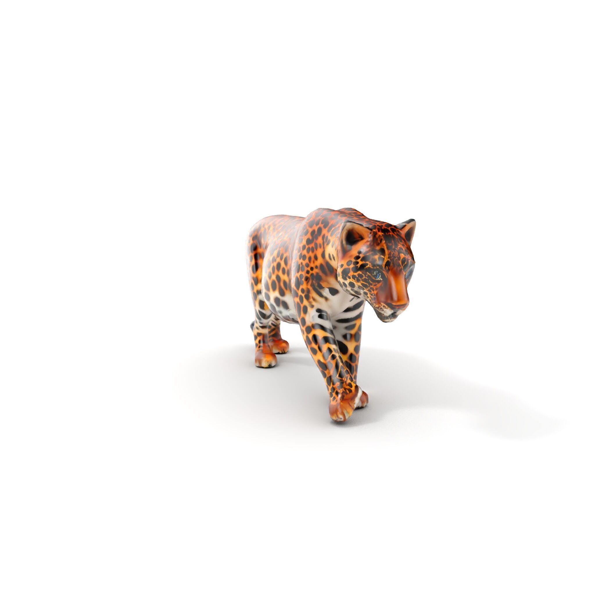 Elegant Jaguar Model Pack for Realistic D Rendering Low-poly 3D model_7