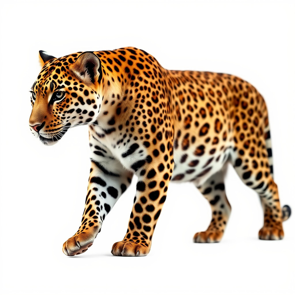 Elegant Jaguar Model Pack for Realistic D Rendering Low-poly 3D model_3