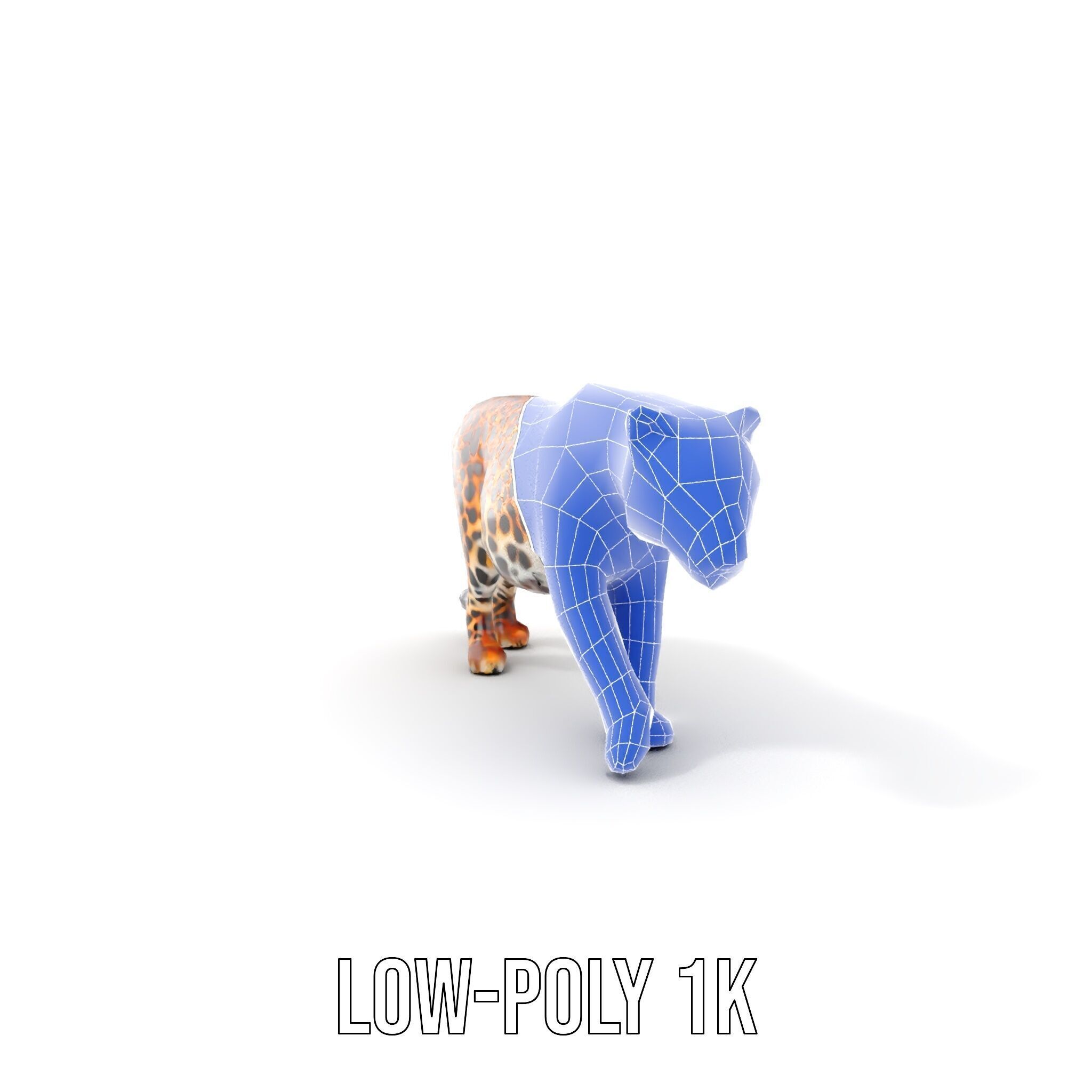 Elegant Jaguar Model Pack for Realistic D Rendering Low-poly 3D model_30