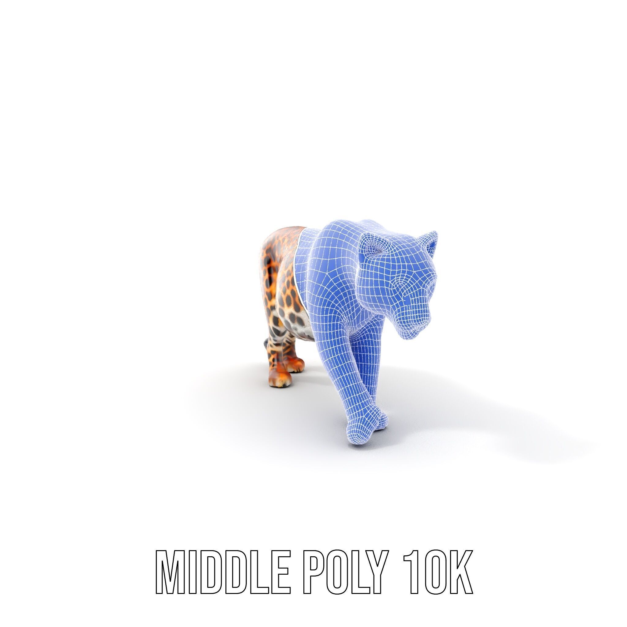 Elegant Jaguar Model Pack for Realistic D Rendering Low-poly 3D model_26