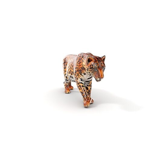 Elegant Jaguar Model Pack for Realistic D Rendering Low-poly 3D model