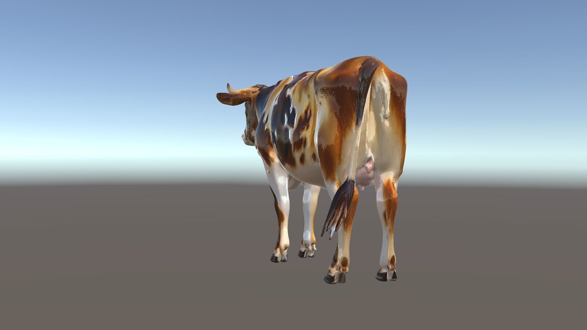Holstein Cow Model Pack for Realistic Rendering Low-poly 3D model_6