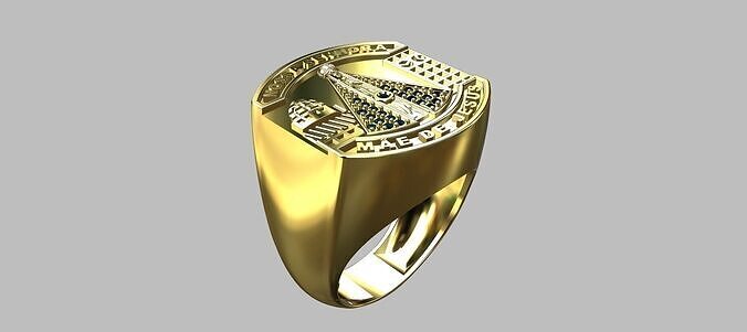 Our Lady Mother of Jesus Ring 3D print model