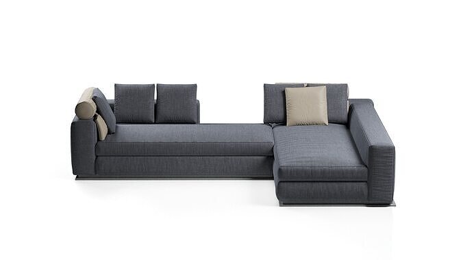 Minotti Leonard Sofa 3D model