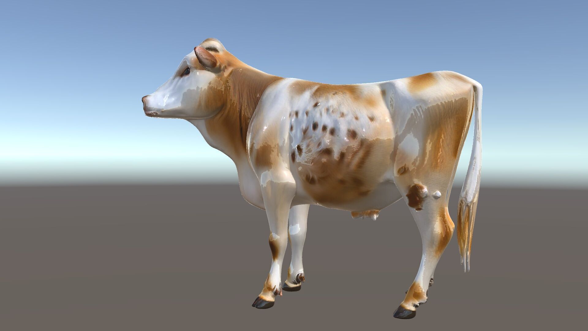 Realistic Cow Model Pack for Animation and Games Low-poly 3D model_35