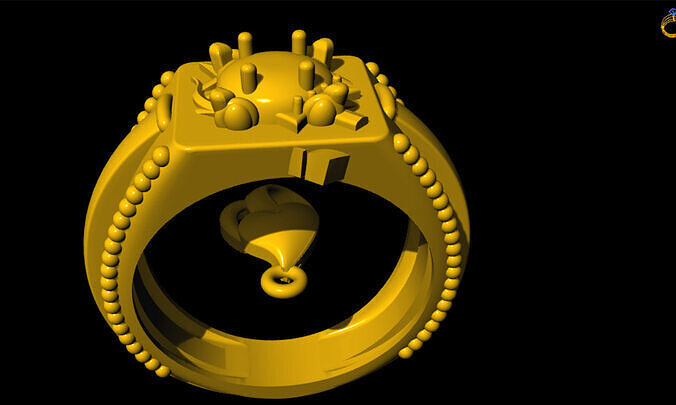 ANTIQUE RING 3D print model
