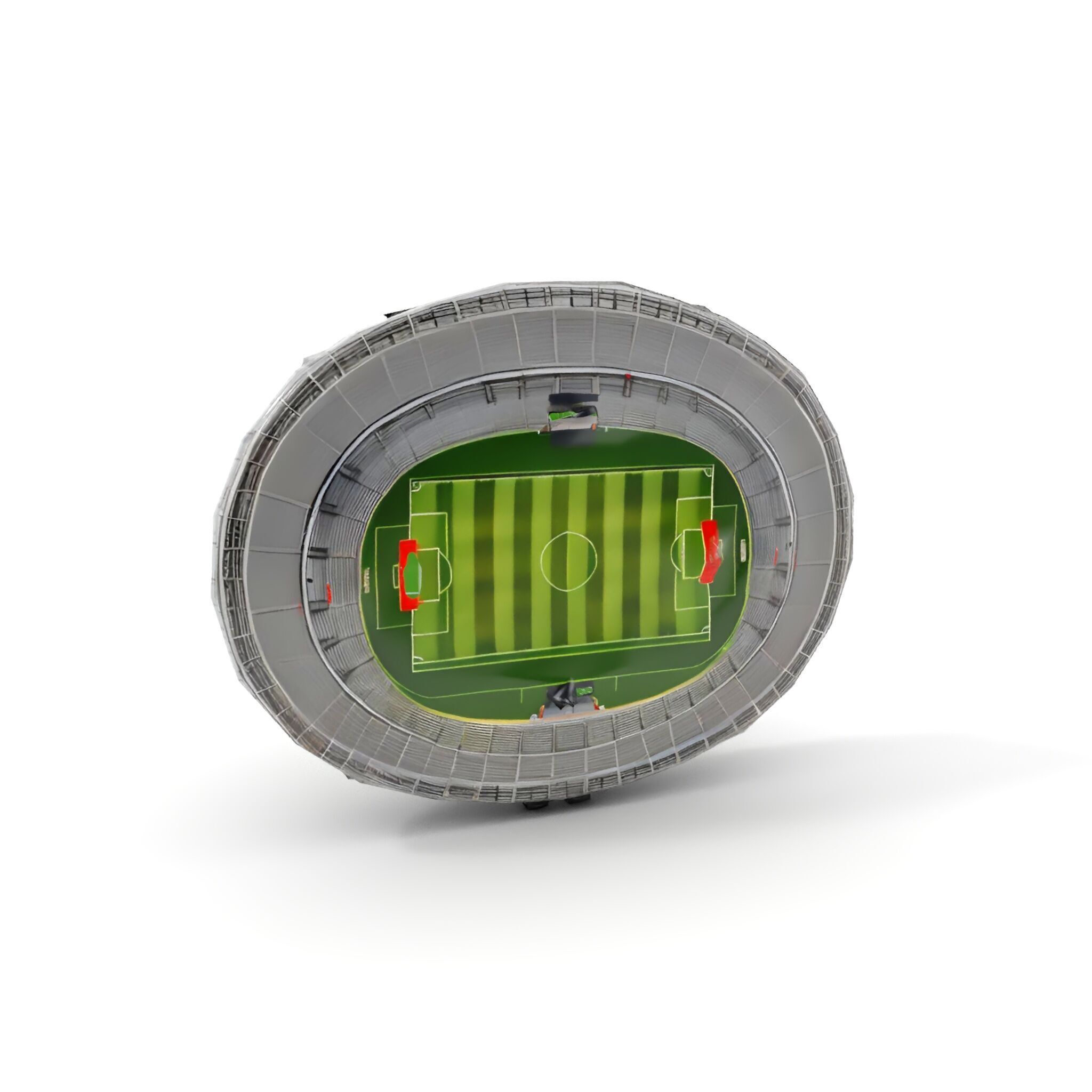 Football Stadium Arena D Model Pack Low-poly 3D model_10