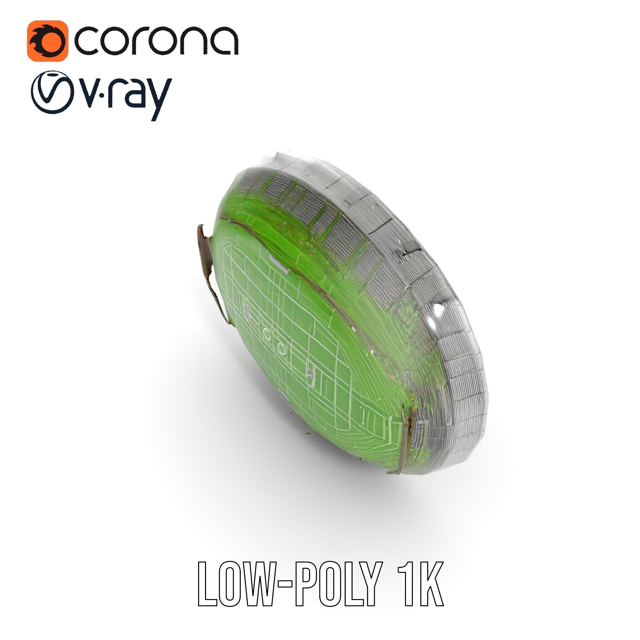 Football Stadium Arena D Model Pack Low-poly 3D model_20