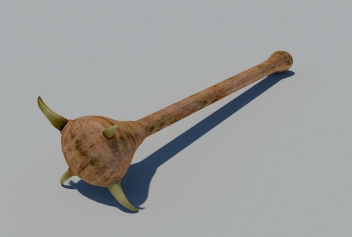 Mace for troll Low-poly 3D model_1