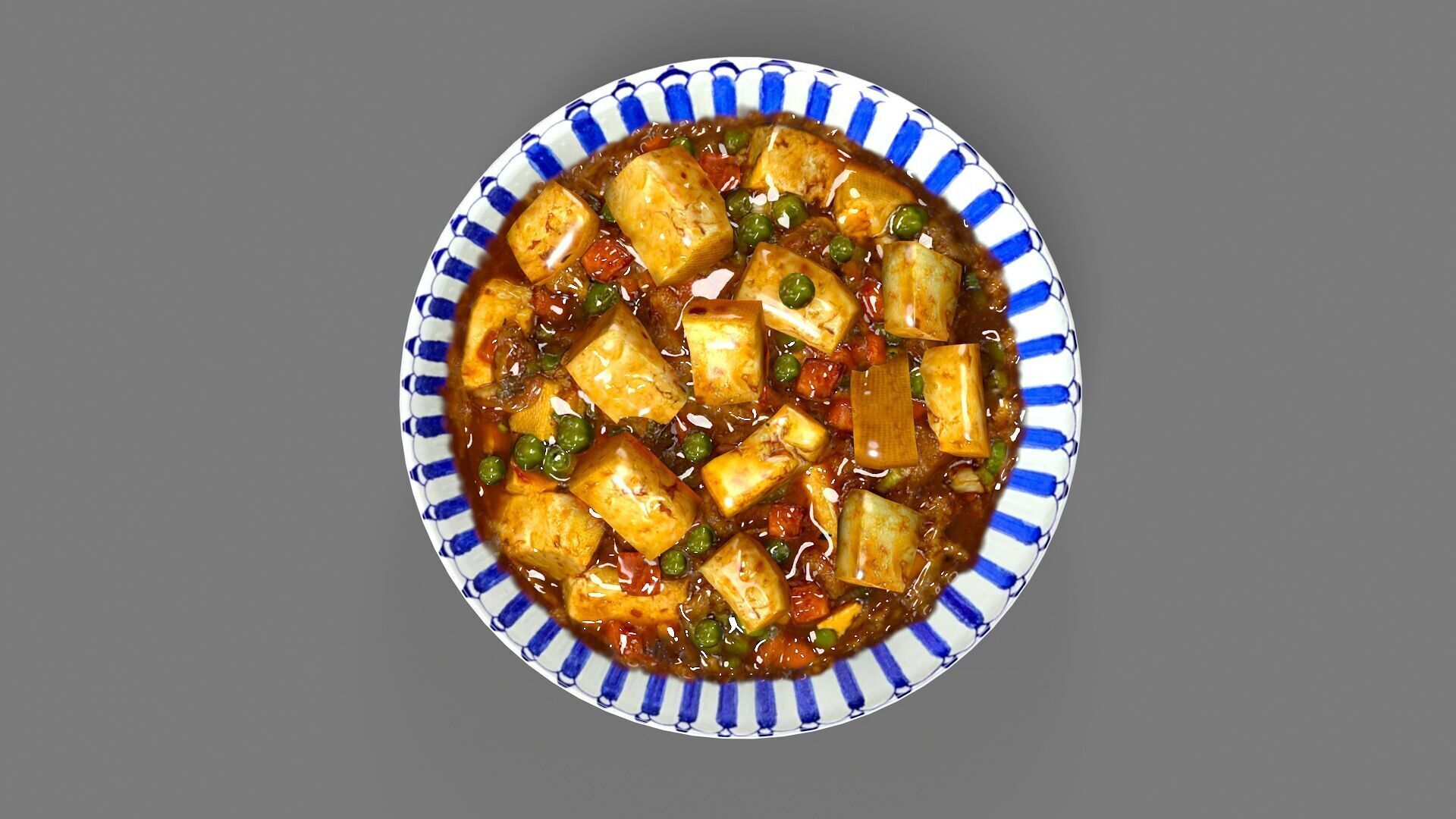 chinese food Low-poly 3D model_5