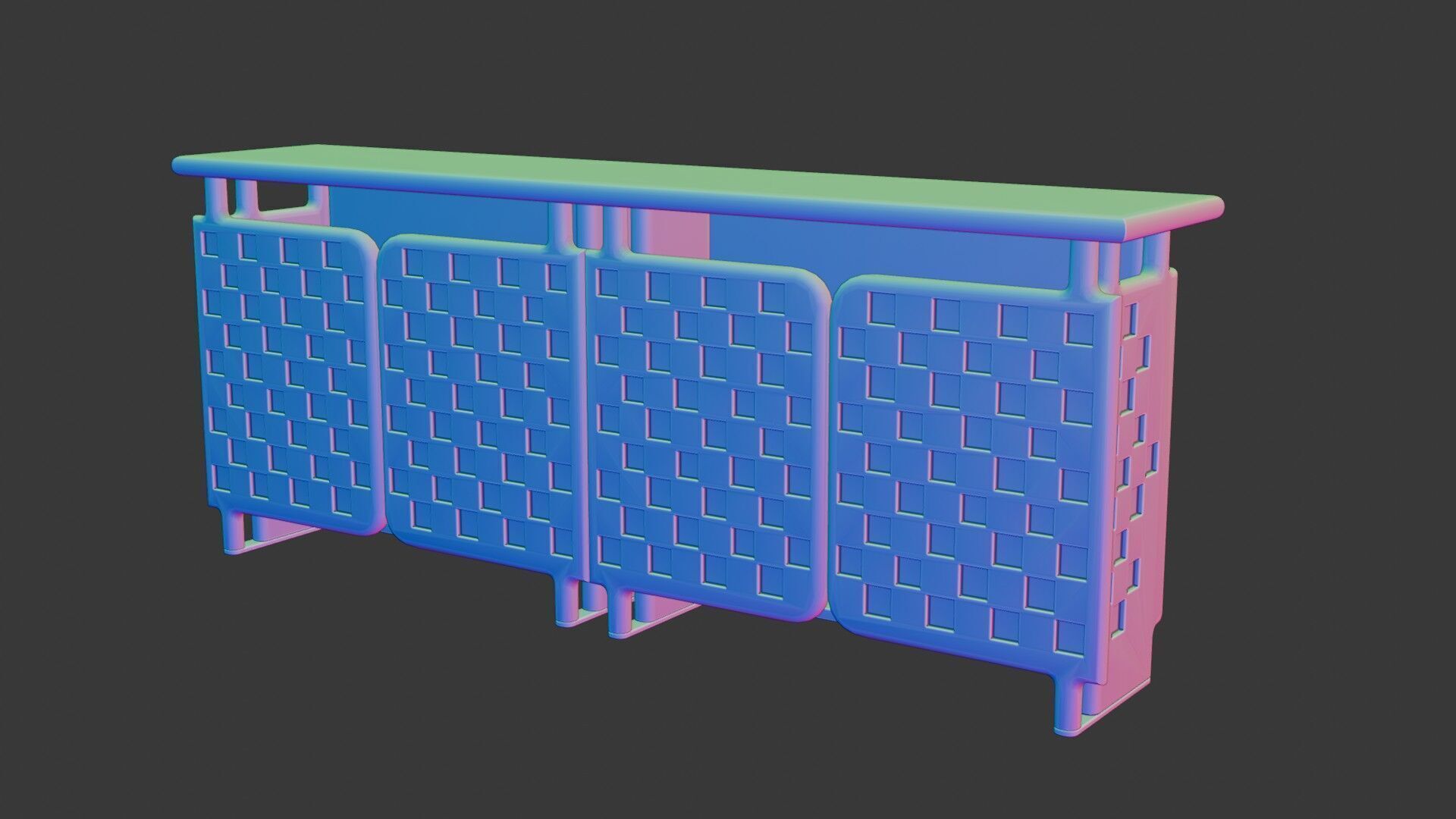 Modern Cabinet Off-Grid 3D model_23