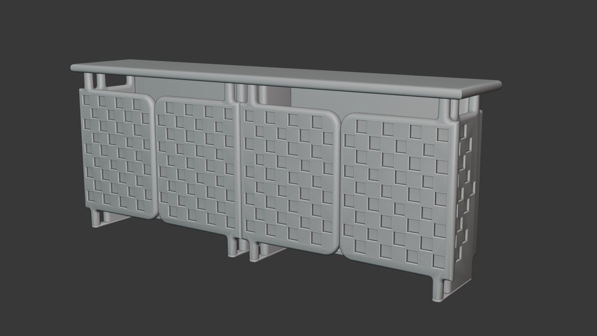 Modern Cabinet Off-Grid 3D model_20