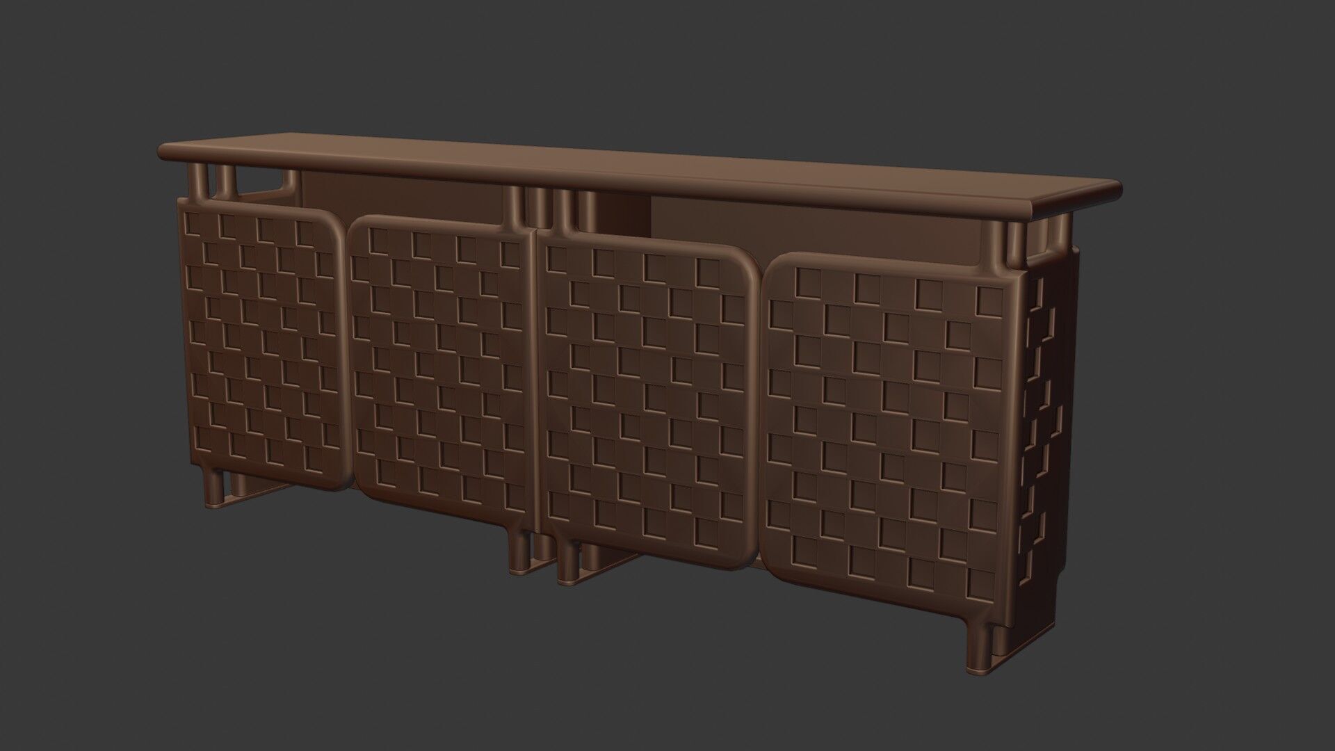 Modern Cabinet Off-Grid 3D model_25