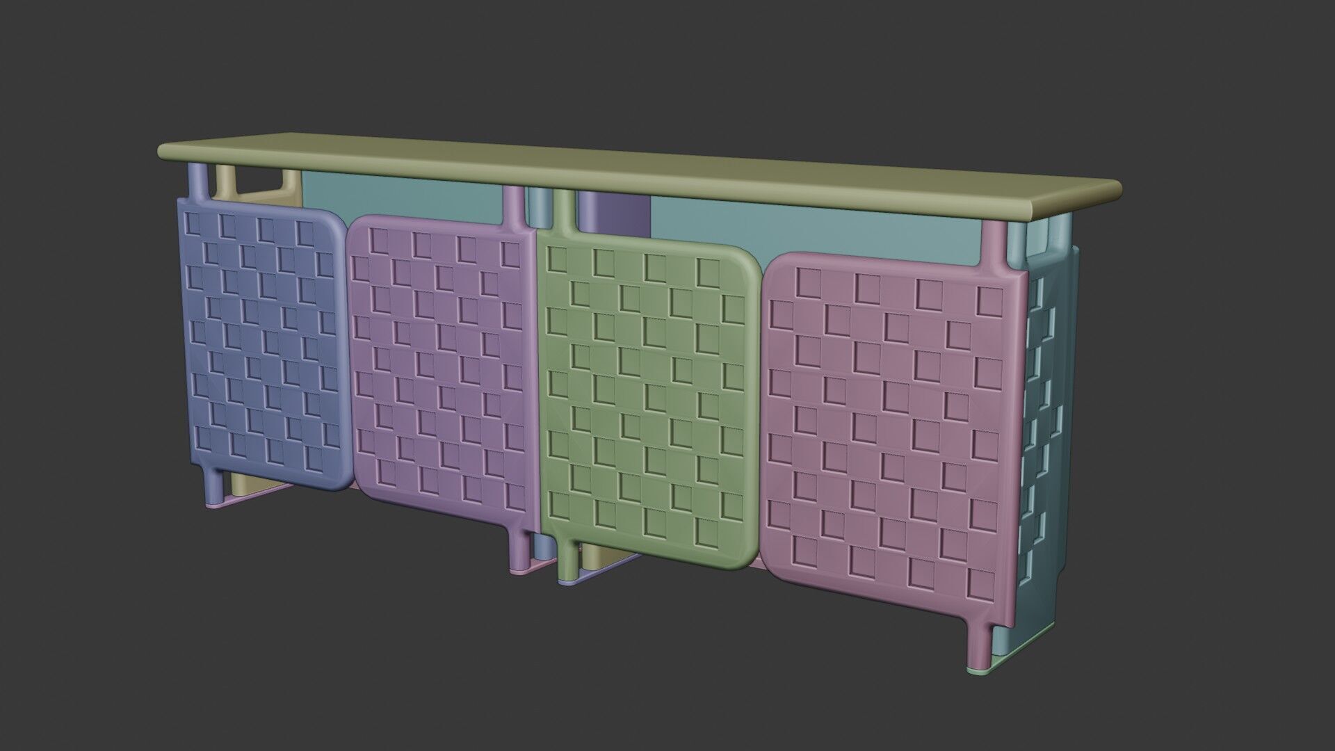 Modern Cabinet Off-Grid 3D model_21