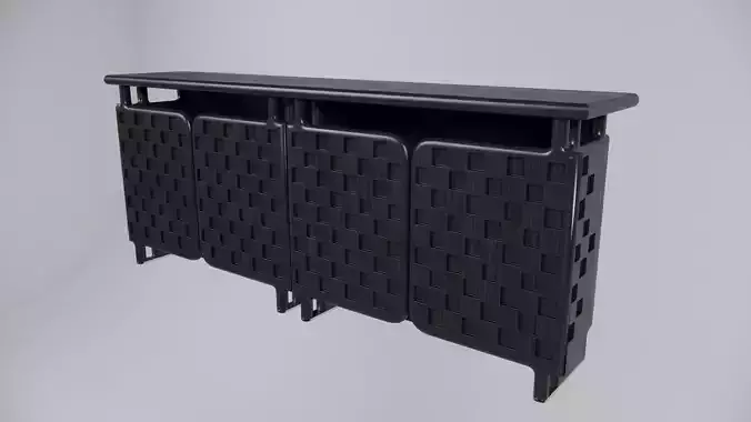 Modern Cabinet Off-Grid 3D model