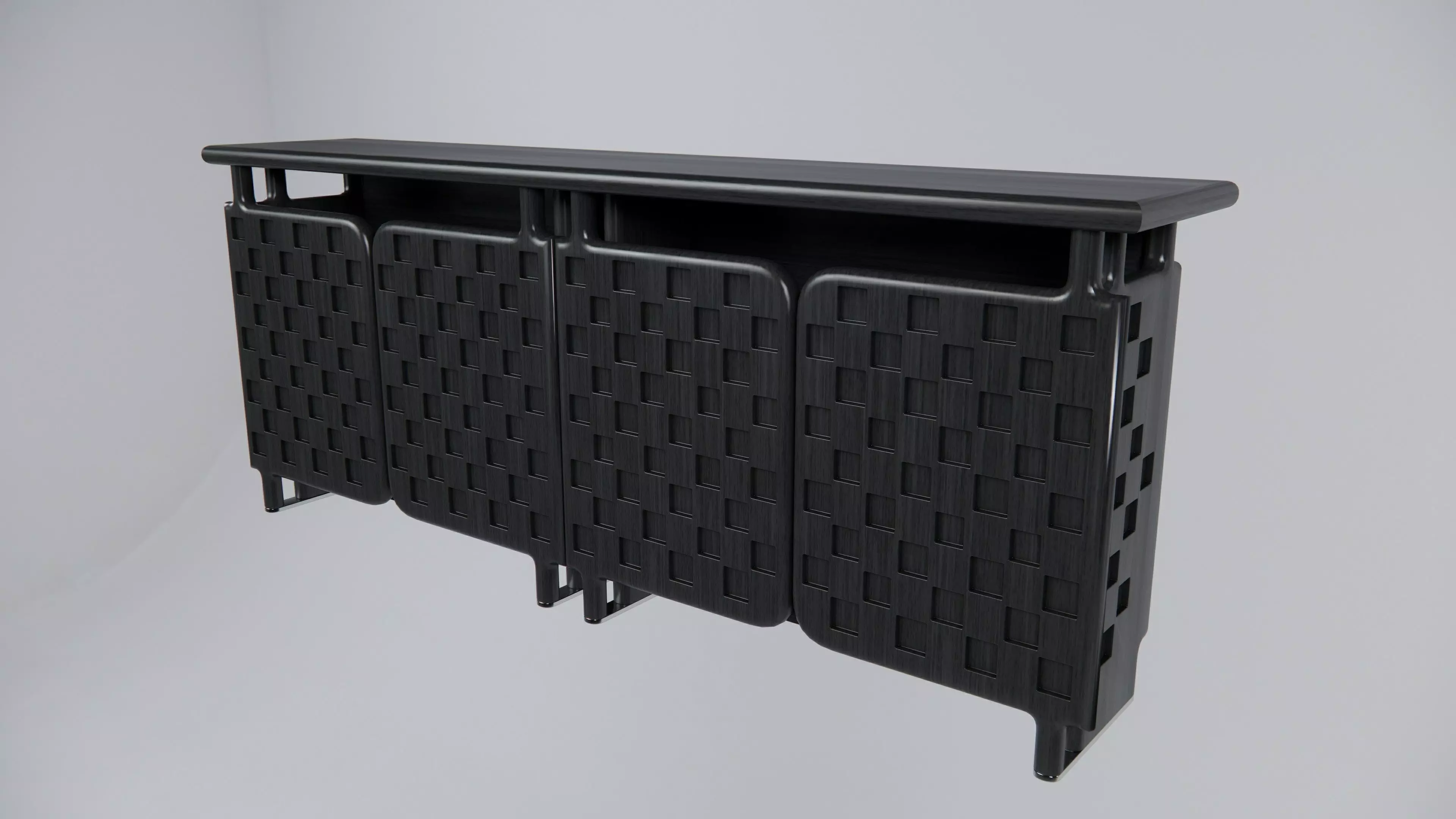Modern Cabinet Off-Grid 3D model_0