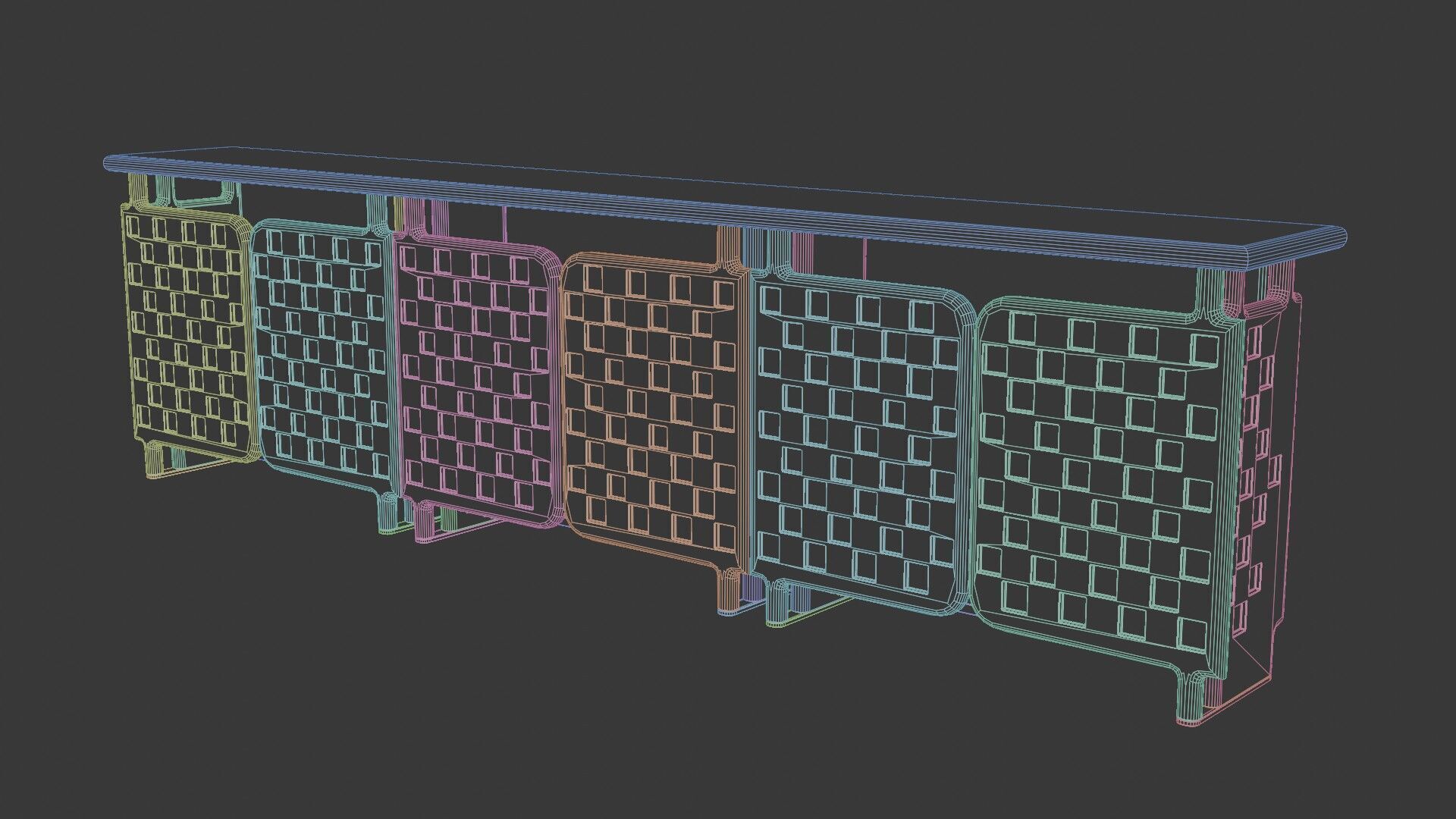 Modern Cabinet Off-Grid 3D model_16