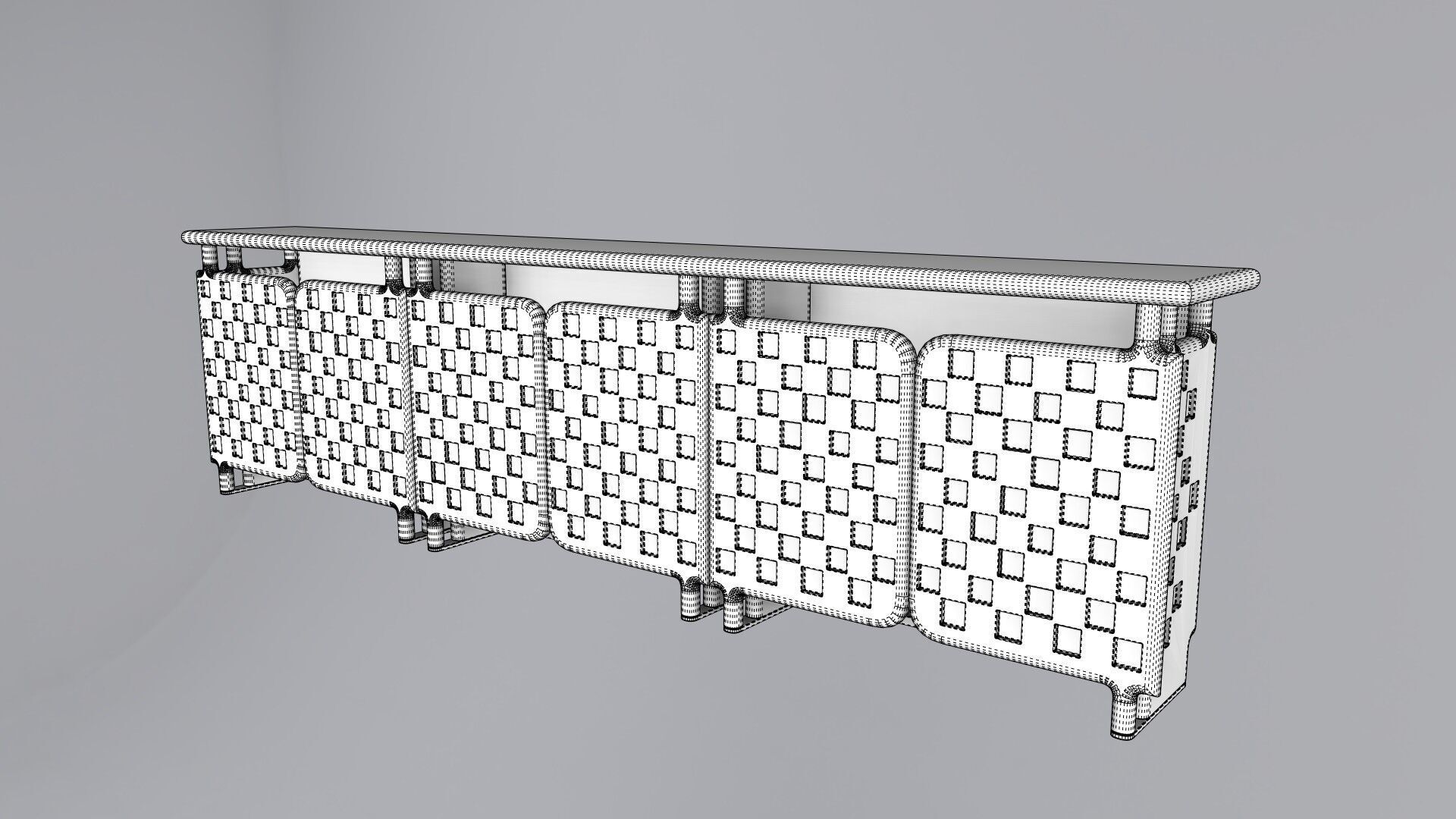Modern Cabinet Off-Grid 3D model_4