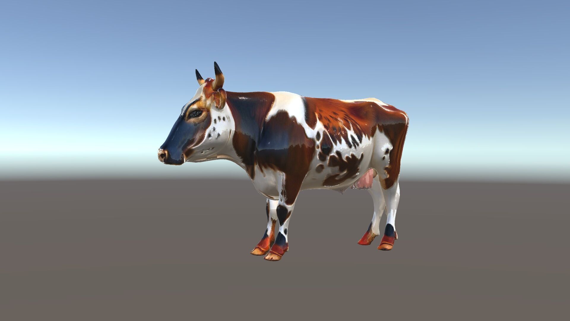 Spotted Cow D Model Pack Low-poly 3D model_34