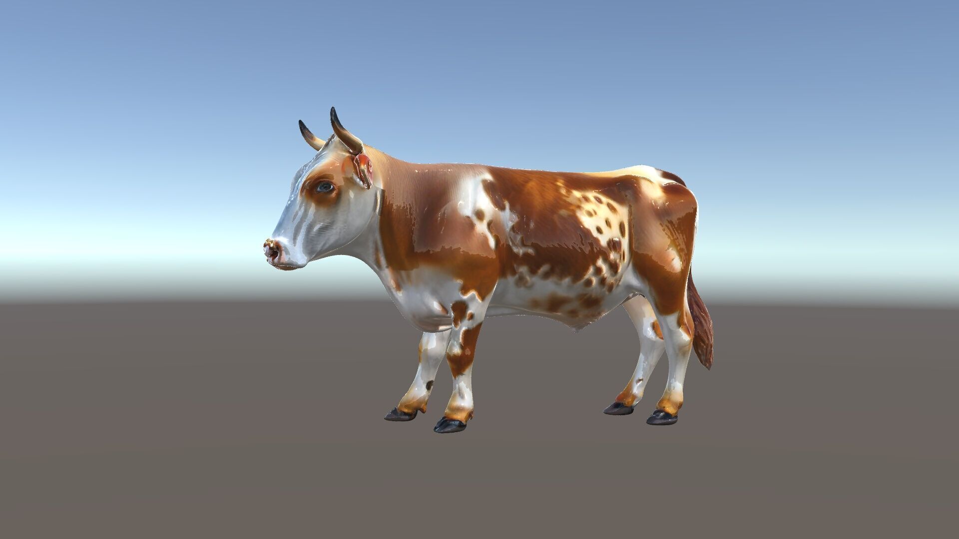 Realistic Cow D Model Pack for Animation and Games Low-poly 3D model_6