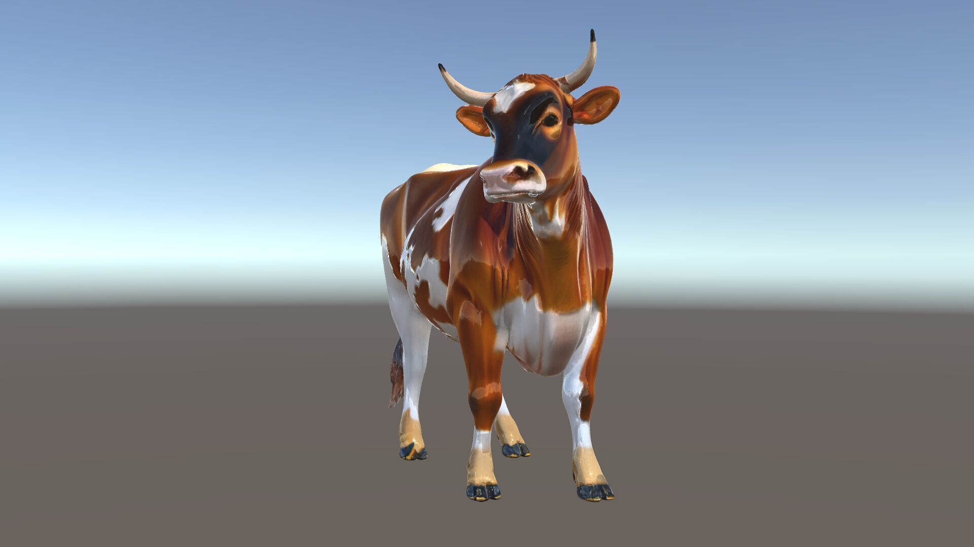 Holstein Cow D Model Pack Low-poly 3D model_35
